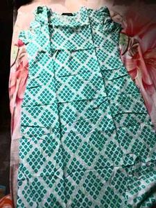 Green Patterned Dress