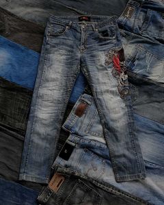 ONIRRAI DRAGON EMBROIDERY JEANS