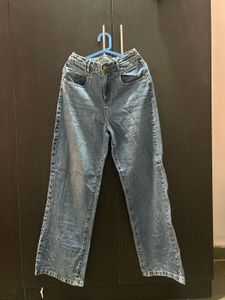 Wide Leg Denim Jeans