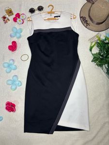 Tommy Hilfigar Black And White Dress