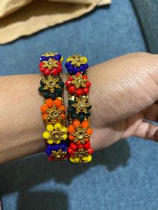 Metal Colourful Bangles
