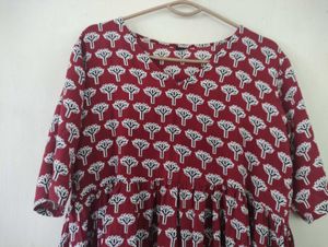 Motif Print Kurta
