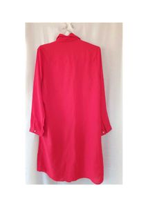 Red Tunic Top with Embroidery