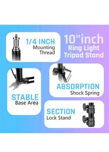 10 Inches Ring Light + Tripod Stand