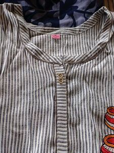 Striped Tunic Top
