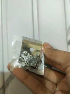 Vintage Silver Tone Earrings