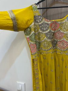 Yellow Embroidered Kurta Set