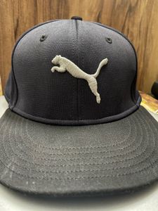 Used Puma Black Cap – Classic Logo Design