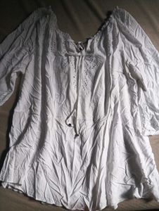 White Peasant Blouse