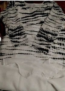 Tie-Dye Long Sleeve Kurta Set