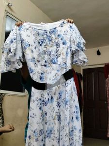 Floral Print Ethnic Skirt