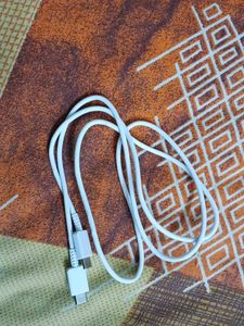 White USB-C type Cable