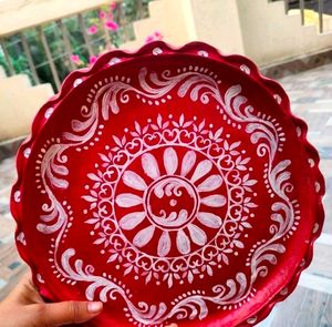 Handmade customized clay plate  &amp; bowl set