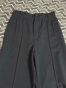 Black Wide Leg Trousers