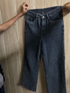 Charcoal Straigh Jeans