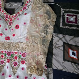 Embroidered Anarkali Dress