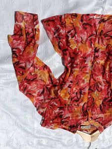 Vintage Floral Ruffle Shirt ♥️