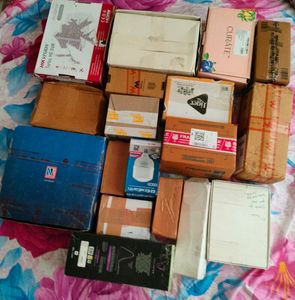 12 Cardboard Packaging Boxes Different Size
