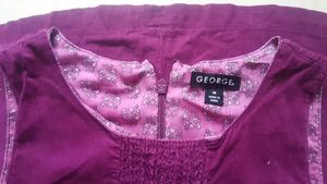 Simple Sleeveless Corduroy dress for girls / women