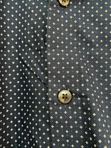 Louis Philippe Navy Blue Shirt With White Dots