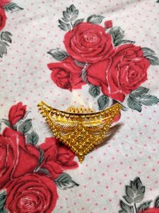 golden hair lock pin,and 3 jhumka set. all are new