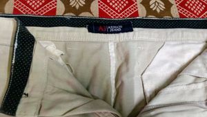 🌿Off-White Casual Cotton Trousers – Light &amp; Breez