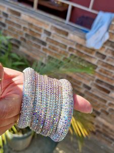 Sparkling Rhinestone Bangles (Set)