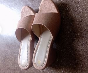 Sparkly Platform Wedge Sandals