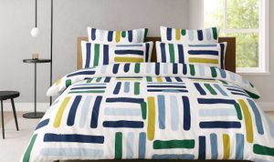 New Grid Pattern Bedsheet With 2 Pillow Cover
