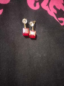 Gold Jhumka Earrings