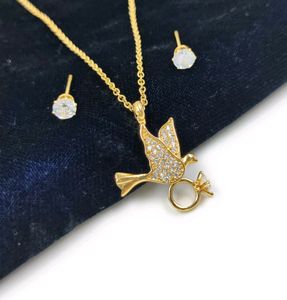 Classy New Imported Chain Pendant Studs Combo