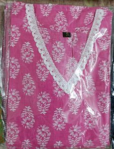 Jaipuri Cotton Kurti 3 Pc Combo, Size M to XXL