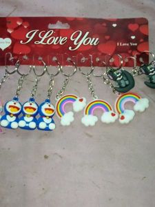 Excellent Set Of 12 Assorted Keychains..