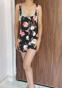 SHEIN Short Length Playsuit