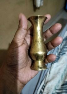 Antique Brass Small Vase
