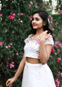 White Lehenga