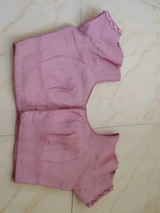 Elegant Pink Saree with blouse