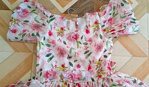 Premium Floral Girls Party Dress | Designer Style