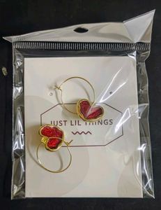 Red Heart Earrings