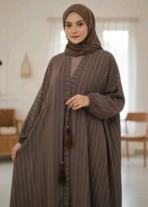 Striped Kimono Jacket / Abaya