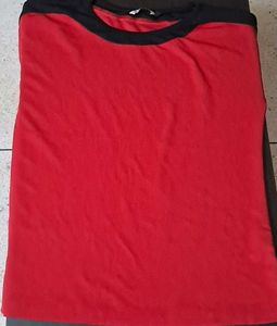 Stylish Red & Black Women Top