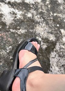 Black Platform Sandals