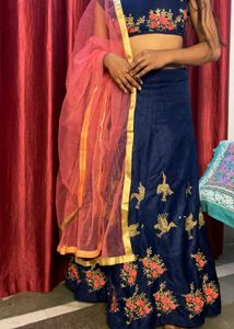 Lehenga Blouse And Dupatta Set
