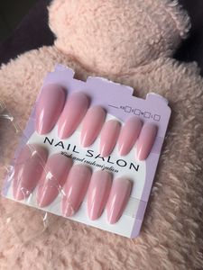 Pink Press-On Nails