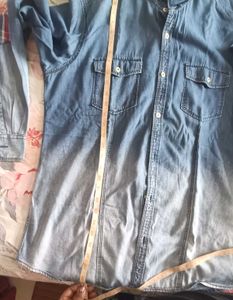 Denim Button Down Shirt