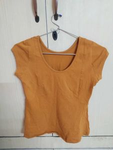 Mustard Casual Top