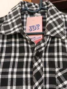 New Checks Shirt - B&amp;W Color