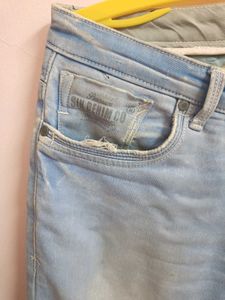 Light Wash Slim Fit Jeans