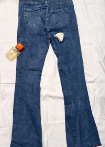 Flared Denim Jeans