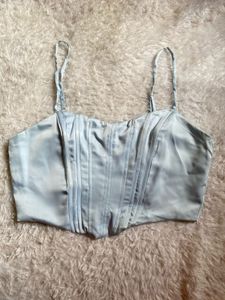 Blue Corset Top